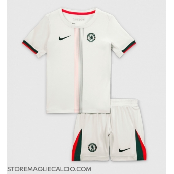 Chelsea Maglia Gara Trasferta Repliche 2025-26 Bambino